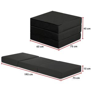 Colchón <span class=keywords><strong>de</strong></span> Espuma Plegable Tipo Japonés, Portátil, <span class=keywords><strong>de</strong></span> 4 Pulgadas, para Uso en Hospitales, Escuelas y Hogar - Product Image 2