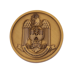 Diseño personalizado de alta calidad Vintage Old Challenge Coin Metal Die Casting Souvenir Collect Serigrafía para mayoristas - Product Image 1