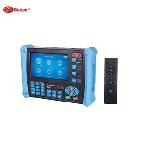 Gecen Pabrik HD Combo DVB S2 T2 Digital Satelit Finder SF-7000 Membangun Di Sorot Lampu LED