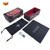 Boîte cadeau de luxe professionnelle en carton noir pour lunettes de soleil, emballage personnalisé avec logo, étui à lunettes, ensemble de boîtes