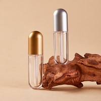 Contenants de brillant à lèvres vides or argent de marque privée de 4ml Tubes de brillant à lèvres