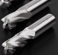 Kit de fraises CNC indexables |   Fraise à queue haute vitesse à queue conique 2MT, revêtement TiCN, 118°, pour fraisage grossier synthétique