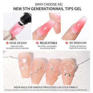 Colle à <span class=keywords><strong>ongles</strong></span> solide AS 20 ml pour <span class=keywords><strong>faux</strong></span> <span class=keywords><strong>ongles</strong></span>, extensions, pointes acryliques transparentes, <span class=keywords><strong>gel</strong></span> solide pour <span class=keywords><strong>ongles</strong></span> pressés - Product Image 3