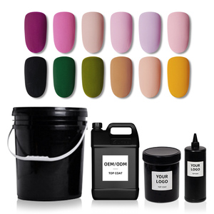 Matte Afwerking Uv Gel Polish Nagelset <span class=keywords><strong>Top</strong></span> & Base <span class=keywords><strong>Coat</strong></span> 1Kg Gewicht Vervaardigd Door <span class=keywords><strong>Top</strong></span> & Base <span class=keywords><strong>Coat</strong></span> - Product Image 6
