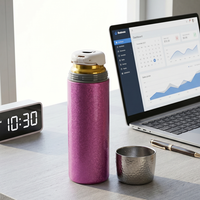 Bouteille d'eau légère et portable, de qualité alimentaire, inodore, à double paroi, isolée sous vide, pour les trajets quotidiens