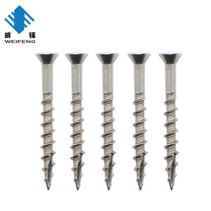 Tornillo para aglomerado de acero inoxidable con cabeza avellanada Torx y punta de 17 puntos - Product Image 1