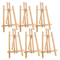 Chevalet de peinture pliable en bois de hêtre de 50 cm, fait main, pour table