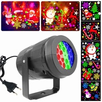 Projecteur LED de Noël IP65 à motif flocon de neige en plastique pour usage domestique – Offre Spéciale