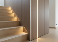 Éclairage mural, bande LED pour panneau mural en fibre de bambou, profil en aluminium encastré YB3004-25-1