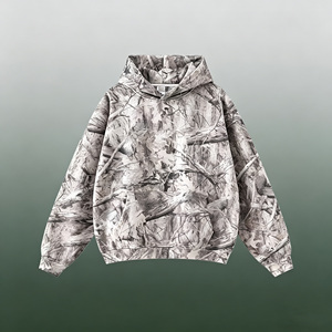<span class=keywords><strong>Felpa</strong></span> con Cappuccio Oversize Personalizzata da <span class=keywords><strong>Uomo</strong></span> con Design Stampato, Stile <span class=keywords><strong>Streetwear</strong></span>, Tessuto Misto Poliestere/Cotone 700g - Product Image 2