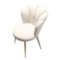 Tabouret de coiffeuse de luxe pour chambre de fille avec dossier, chaise de maquillage moderne, chaise à ongles populaire sur Internet pour la maison