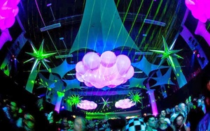 Lễ Hội Câu Lạc Bộ Trời Ý Tưởng Themeparty Trang Trí Bơm Hơi Trần LED Chiếu Sáng Đám Mây Bóng Trang Trí Sân Khấu Trang Trí - Product Image 5