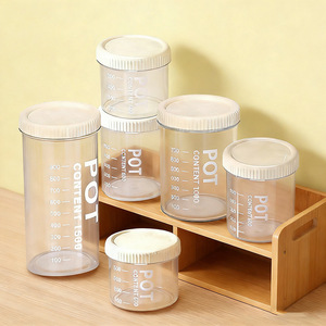 Airtight plastic <b>containers</b> for storing grains, cereals, dry goods, <b>snacks</b>, and tea. - Product Image 3