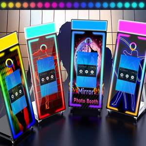 2025 plus récent cabine de miroir Photobooth Machine 70 pouces écran magique miroir Photomaton 32 pouces 43 pouces miroir Photomaton - Product Image 6
