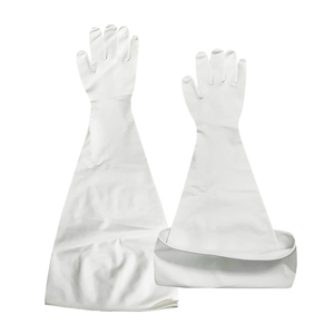 Sarung tangan kotak Glovebox Lab kualitas tinggi sarung tangan Drybox kontainer nitril putih tahan kimia - Product Image 1