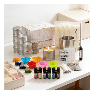 Lot de boîtes à bougies modernes en gros, vides, avec couvercles de luxe, pour marque privée, remplissage, échantillonnage, réseau, programme mondial, suite complète - Product Image 3