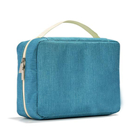 Sac de toilette suspendu portable, porte-maquillage, trousse de voyage pour produits de toilette et cosmétiques