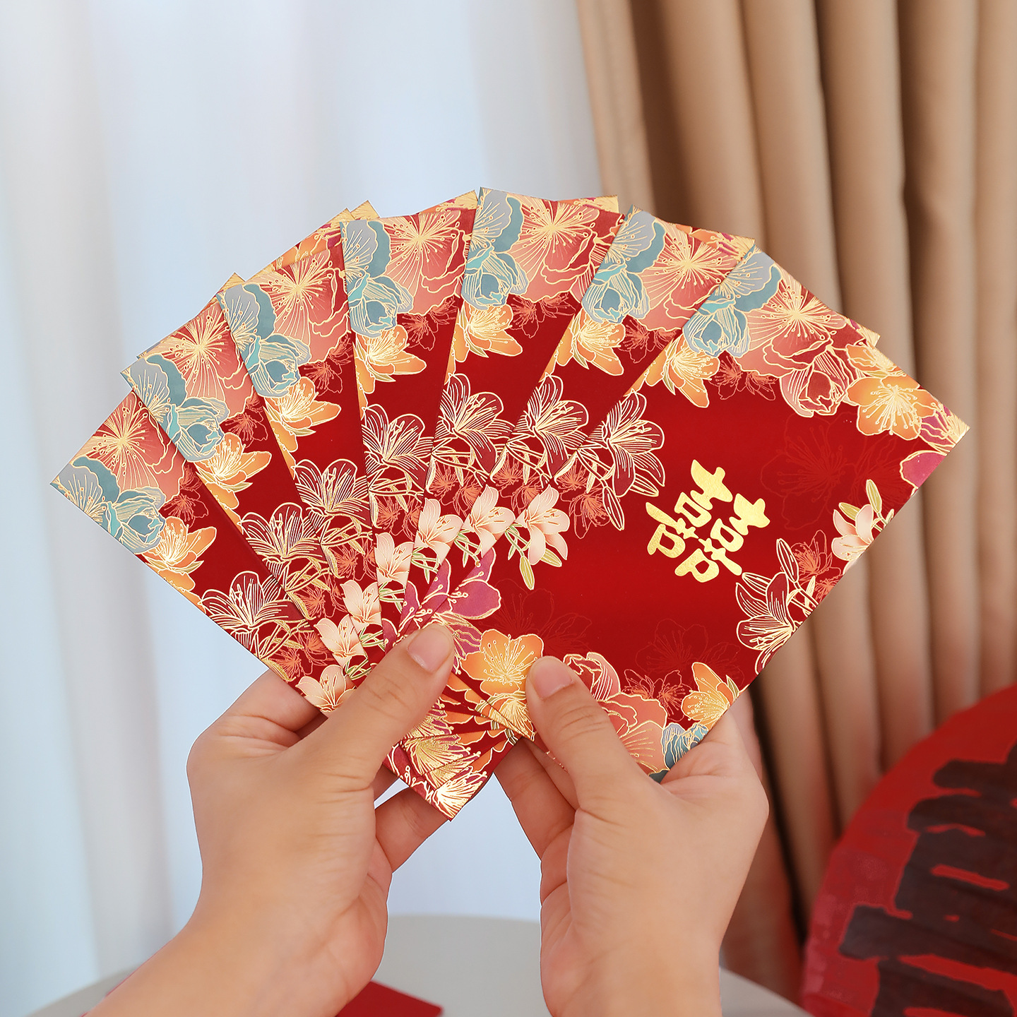 Large Blossom Red Envelope