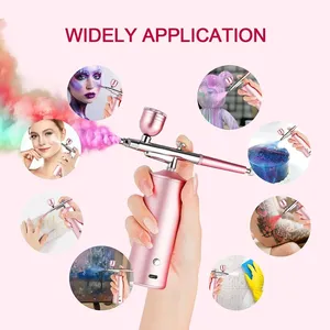 Productos al por mayor pistola de tatuaje inalámbrica Kit de aerógrafo profesional pluma de tatuaje Kit de Arte de uñas compresor para pintar - Product Image 2