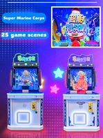 Fourniture directe d'usine 1 an à jetons Starlight Baby Sreen Jeux de pêche vidéo en plastique métallique pour l'amusement des enfants