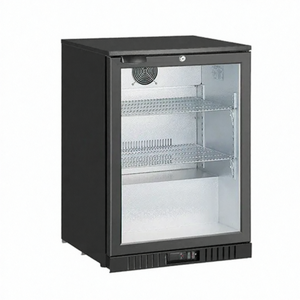 <span class=keywords><strong>Nevera</strong></span>-Bar, <span class=keywords><strong>Mini</strong></span> <span class=keywords><strong>Nevera</strong></span> con Puerta de Vidrio para Uso en Hoteles, Enfriador de Aire de Mostrador, Control Electrónico, Estantes Ajustables, Temperatura Única - Product Image 1
