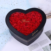 Pétales de savon de la galaxie, 10 pièces, décorations "I Love You", en forme de cœur, boite en carton, pour la saint-valentin