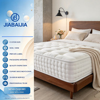 Matelas à ressorts ensachés indépendants avec isolation thermique et technologie de rafraîchissement, livré roulé en boîte pour usage hôtelier, taille King