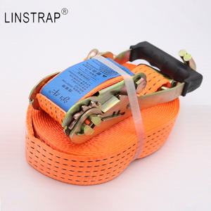 Tali Pengikat Ratchet Liniu 2 Inci dengan Pegangan Karet untuk Pengikat Muatan Sepeda Motor - Product Image 5