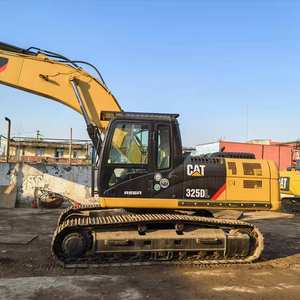 Excavadora de cadenas de 25 toneladas para sitios de excavación medianos, excavadora CAT 325DL usada de Caterpillar Japón para granja - Product Image 4