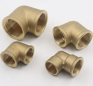 Sand finishing bronze female elbow fittings for pipe