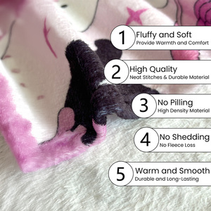 130*150cm Custom Luxury Warm Fleece Winter Bed Flannel Wholesale Halloween <b>Throw</b> Blanket <b>for</b> Home Decoration Sofa <b>Couch</b> - Product Image 6