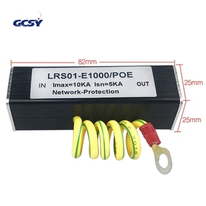 LRS01-E1000/POE 100/1000M POE 网络摄像机 POE 交换机 RJ45 & POE 浪涌保护器 保护装置 防雷器 SPD 1000M - Product Image 3