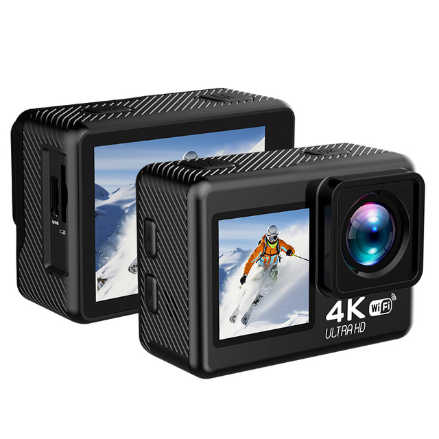 4K WiFi Waterproof Action Camera with Noise Cancellation 20 MP Sport Recorder HD 4K CMOS Imaging Sensor