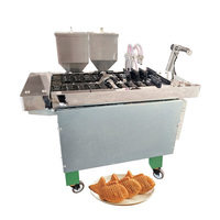 Gaufrier automatique de Manjoo en acier inoxydable, Machine pour faire des gâteaux en noyer, de haute qualité, bon marché, collection