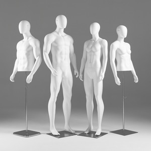 Maniquíes de Exhibición de <span class=keywords><strong>Cuerpo</strong></span> Completo y Torso en Blanco Mate Premium - Product Image 2