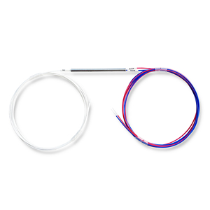 Acoplador de Fibra Óptica 1x2, Tipo Tubo de Acero de Doble Ventana Triple, Sin Conector - Product Image 2