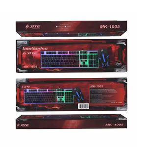 Combo de Teclado y Ratón para Juegos con Retroiluminación LED RGB Personalizado de Fábrica, Nuevo Teclado y Ratón con Idioma Personalizado - Product Image 3