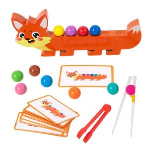 Jeu éducatif CPC certifié CE en bois pour l'entraînement de la motricité fine, puzzle d'apprentissage précoce, jeu de perles à clipser pour l'association des couleurs, jouets éducatifs pour enfants EN71 - Product Image 6