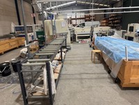 Machines de peinture au spray UV d'occasion avec un excellent matériau de revêtement, volets en PVC d'occasion