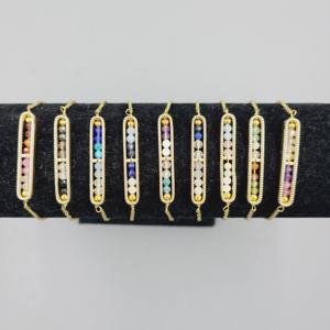 Dainty 3mm Guérison Cristal Perles Bracelet Naturel Pierres Précieuses Simple <span class=keywords><strong>Yoga</strong></span> Reiki Bijoux pour Femmes Cadeaux - Product Image 3