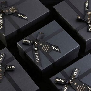 Teacher's Day Personal <b>Gift</b> Set in Black <b>Bow</b> <b>Gift</b> Box with Silk Screen Printed Glass & Paper for Birthday Boys Fan Shaver Cola - Product Image 2
