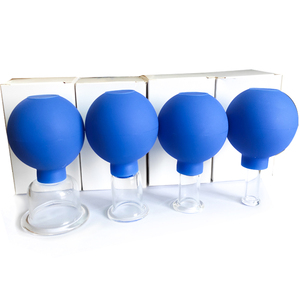 4 pièces couleur silicone boule <span class=keywords><strong>verre</strong></span> <span class=keywords><strong>hijama</strong></span> tasses vide Massage thérapie ventouses dispositif <span class=keywords><strong>ventouse</strong></span> <span class=keywords><strong>verre</strong></span> ventouses ensemble pour corps Fa - Product Image 4