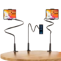 Support de téléphone portable magnétique pour intérieur, support de tablette iPad pour lit paresseux avec support de cantilever de bureau