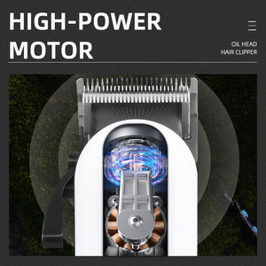 Tondeuse à cheveux électrique avec accessoires, batterie 1000Mh, chargement USB, usage domestique, haute puissance 7000-9000 tr/min, pour hommes et femmes - Product Image 4