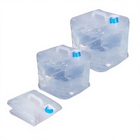 Bouteille d'eau pliable 5l 10l 15l 20l, conteneur d'eau pliable, sac d'eau pour la survie en plein air, le camping