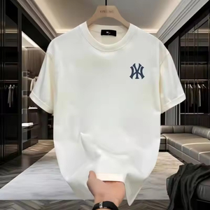 Bán Buôn Ami Hợp Thời Trang Cao Đường Phố Thiết Kế Thương Hiệu T-Shirt Lỏng Phù Hợp Với Giản Dị 100% Cotton 240 Gram Trọng Lượng Thư Mô Hình Cho Nam Giới - Product Image 4