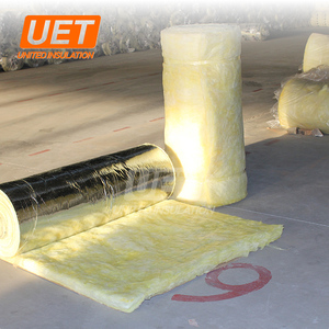 Rotolo di Lana di Vetro Rivestita FSK da 25mm, Ignifugo Classe A EN13501, per Isolamento Ventilazione HVAC e Tubi di Seminterrati - Costa d'Avorio - Product Image 3
