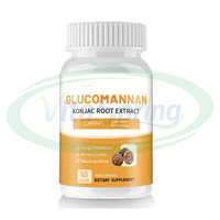 VitaSpring OEM Konjac amincissant le produit en capsule Suppléments de santé organiques Capsule de glucomannane de konjac halal