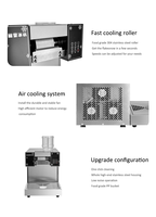Ajustement facile de l'approvisionnement d'usine de diverses formes de flocon de neige Machine de fabrication de glace de neige intelligente