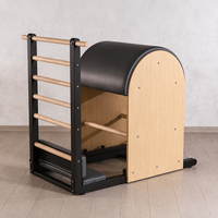 Professional Maple Wood Pilates Ladder Barrel with Metal Frame Portable & Adjustable for Health Yoga Studio Fitness Equipment